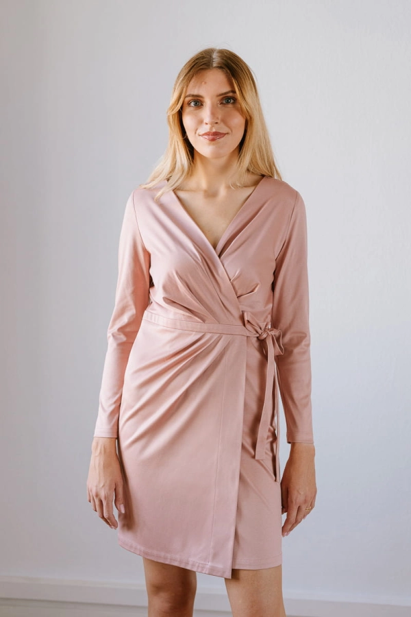 Sukienka Anne bawełniana, herbaciana