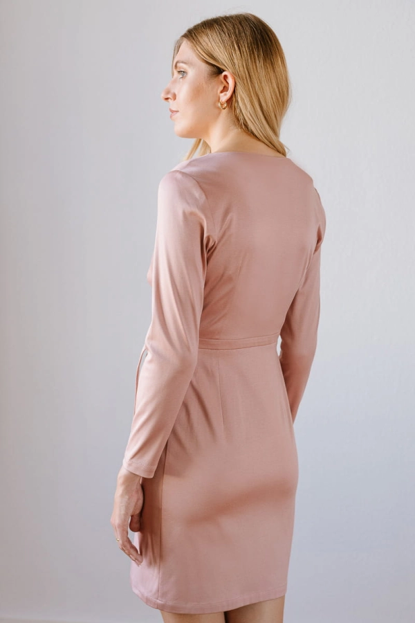 Sukienka Anne bawełniana, herbaciana