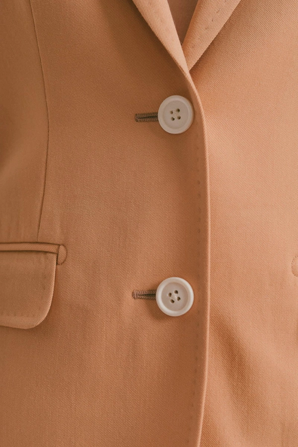 Marynarka wełniana Prime, brzoskwiniowa