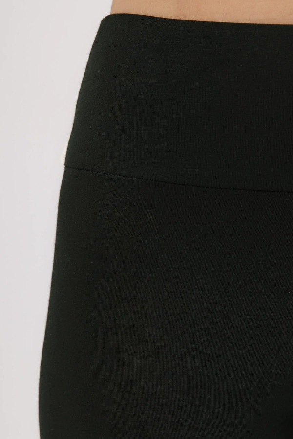 Legginsy Trail czarne wełniane