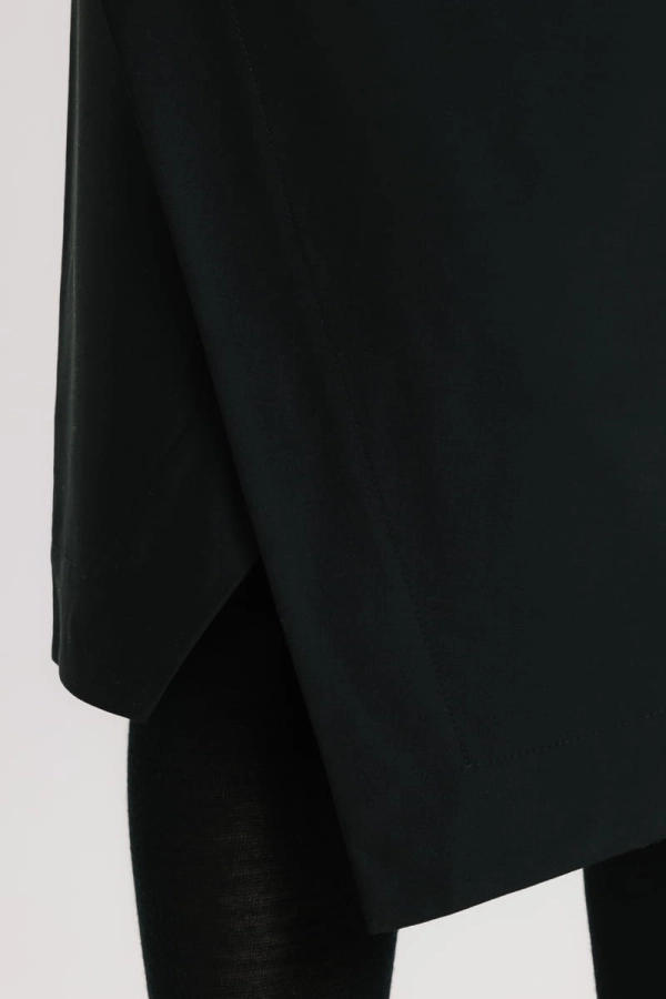 Spódnica wełniana midi Bliss, czarna