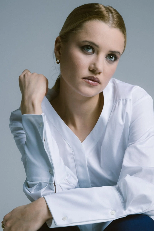 Koszula Jackie Shirt bawełniana, biała