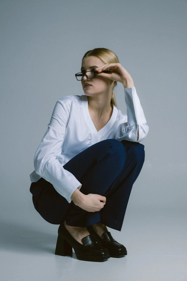 Koszula Jackie Shirt bawełniana, biała