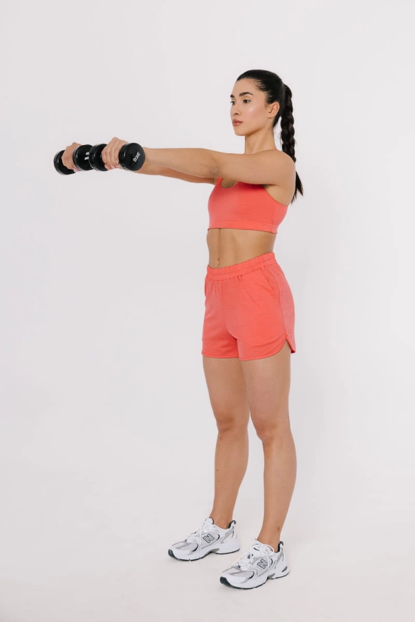 Spodenki sportowe Tokio wełniane, peach pink