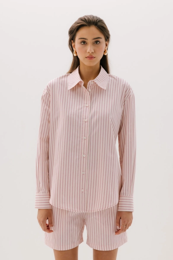 Spodenki Portofino bawełniane, różowe w paski