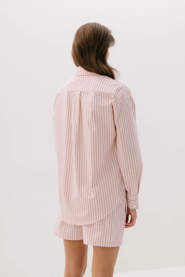 Spodenki Portofino bawełniane, różowe w paski