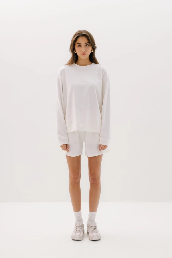 Bluza bawełniana Harmony, kremowa