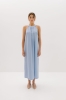 Sukienka bawełniana Riviera, niebieska