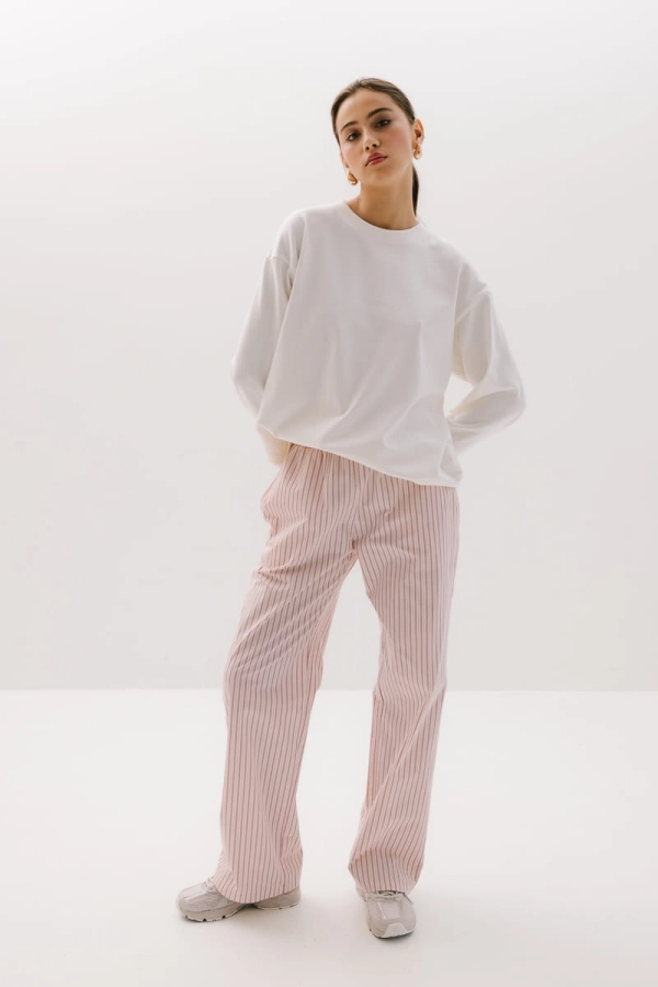 Bluza bawełniana Harmony, kremowa