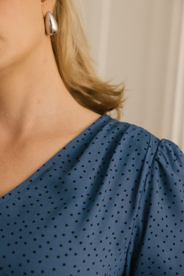 Sukienka wiskozowa Verona, w kropki