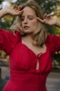 Sukienka Ania Sudoł x Monika Kamińska lniana, czerwona