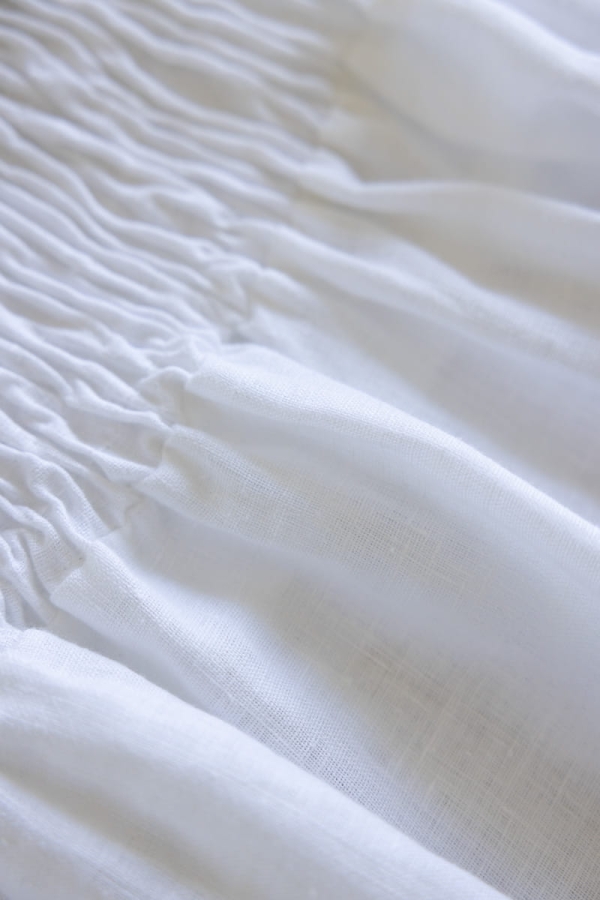 Sukienka Liberty lniana, biała