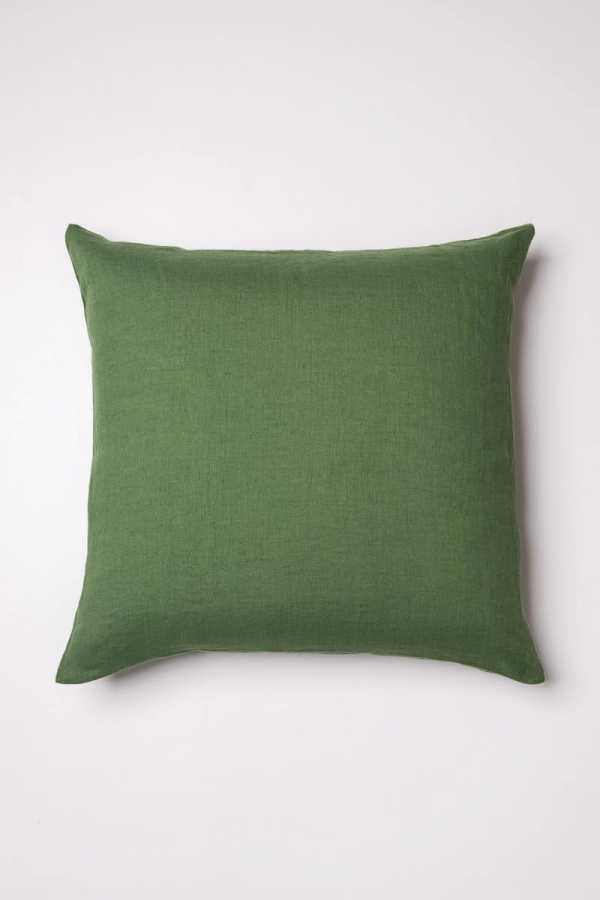 Poszewka duża Dreamy lniana, zielona