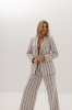 Spodnie Stripe bawełniane, w paski
