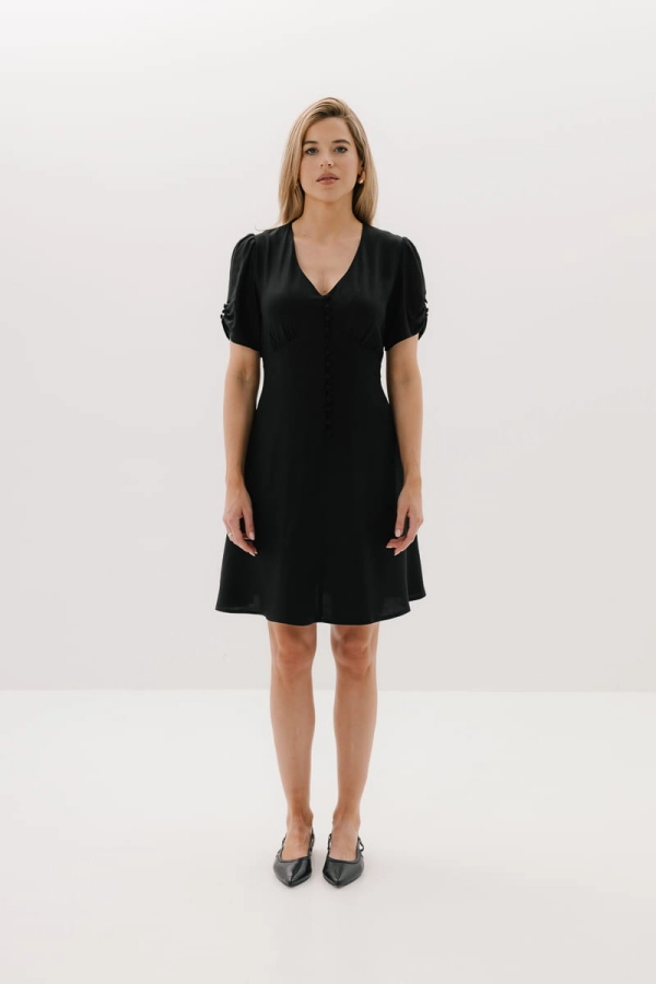 Sukienka Rosalie wiskozowa, czerwona