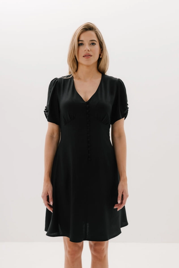 Sukienka Rosalie wiskozowa, czerwona