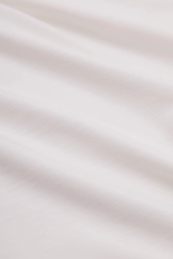 T-shirt O-neck Lana wełniany , biały