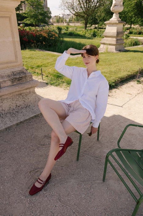 Spodenki Portofino bawełniane, różowe w paski