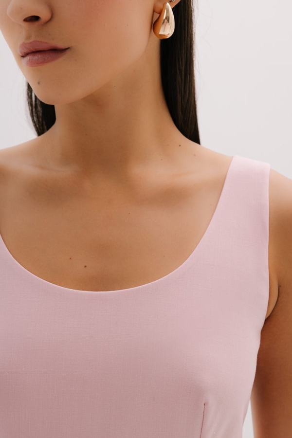 Sukienka Rita wełniana, różowa