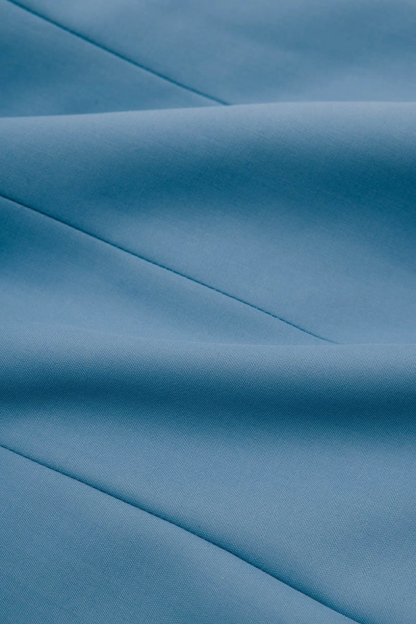 Spodnie Capri wełniane, niebieskie