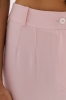 Spodnie Capri wełniane, różowe