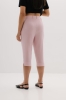 Spodnie Capri wełniane, różowe