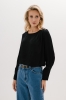 Bluzka Wave wiskozowa, czarna