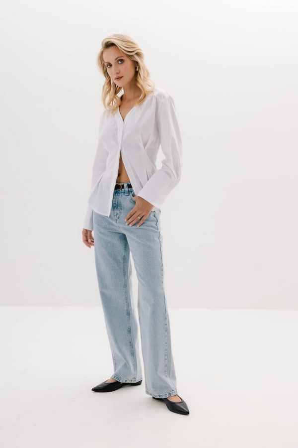 Koszula Jackie Shirt bawełniana, biała