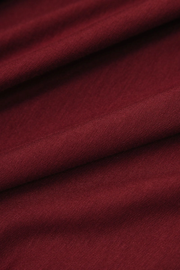 Sukienka mini Bardot, z bambusa, czerwona