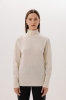 Sweter Mild wełniany, kremowy