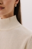 Sweter Mild wełniany, kremowy