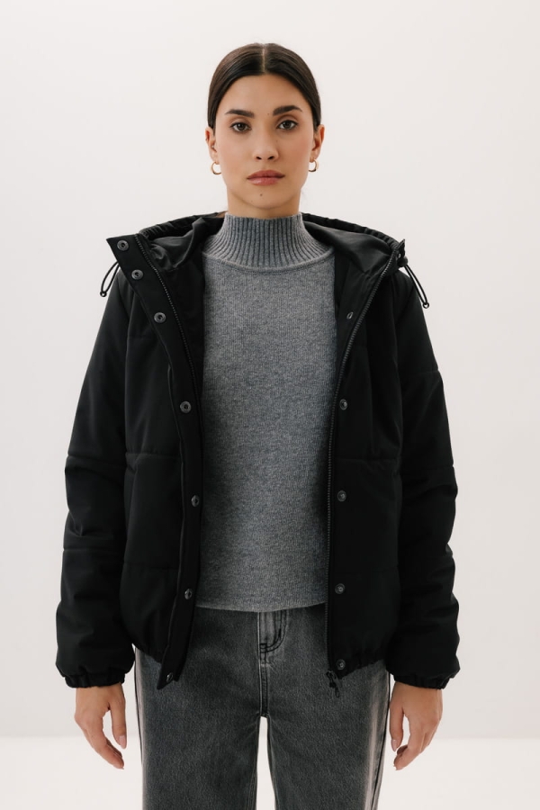 Kurtka Woolaspen wełniana, czarna