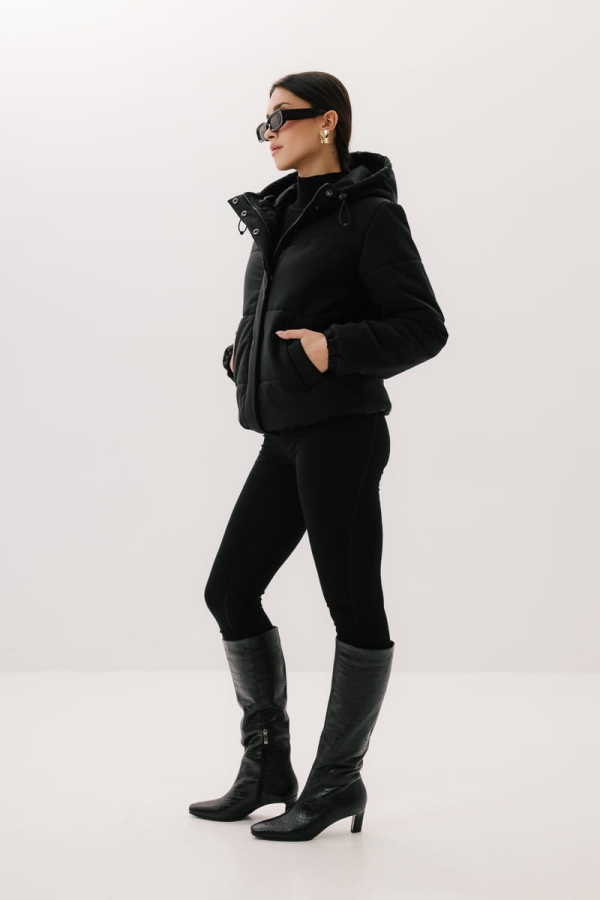 Kurtka Woolaspen wełniana, czarna