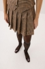 Spódnica Chloe wełniana mini, w kratkę