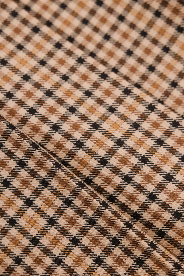 Spódnica Chloe wełniana mini, w kratkę