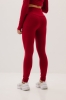 Legginsy Trail wełniane, czerwone