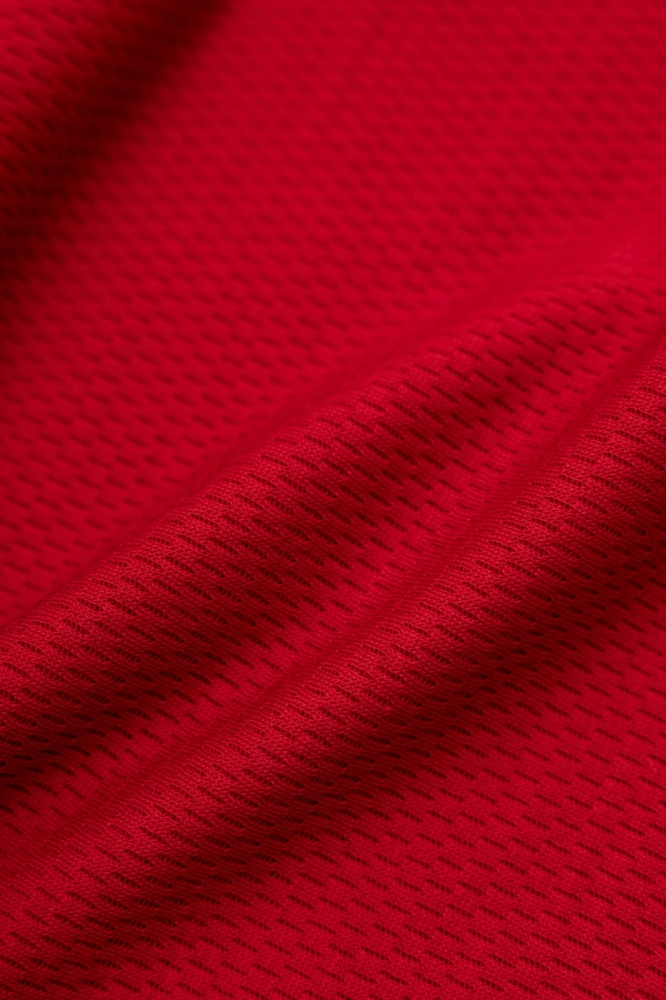 Longsleeve wełniany Warm Flow, czerwony