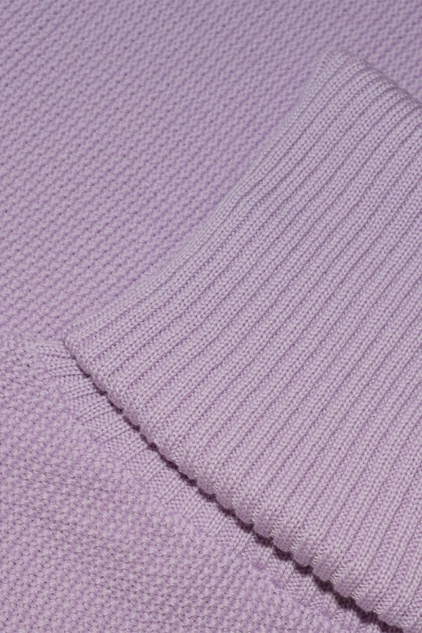 Golf Ella z wełny merino, fioletowy