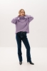 Golf Ella z wełny merino, fioletowy