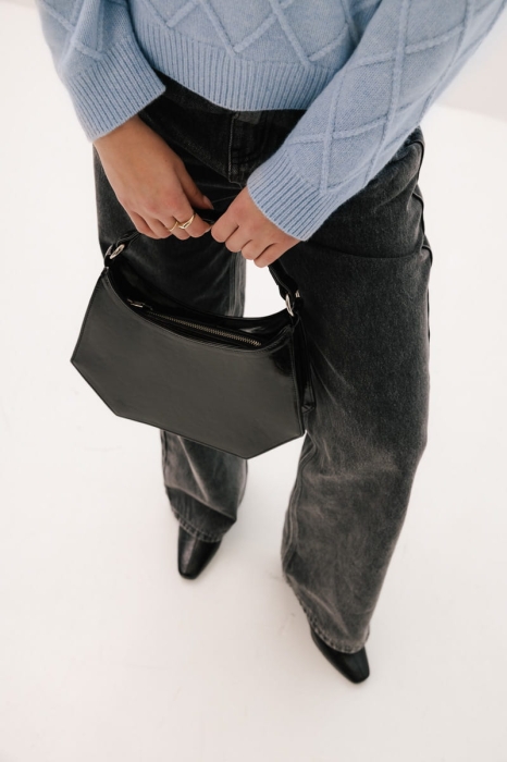 Botki skórzane Realm, czarne