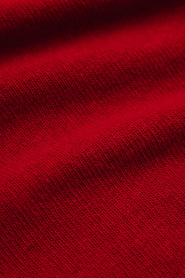 Sweter Mild wełniany, czerwony