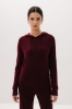 Bluza Merinowear z wełny merino, bordowa