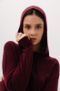 Bluza Merinowear z wełny merino, bordowa