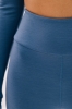 Extra Warm Trail legginsy sportowe wełniane, niebieskie