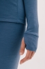 Extra Warm Traverse longsleeve sportowy wełniany, niebieski