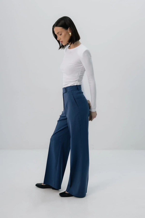 Longsleeve Mistral bawełniany, biały