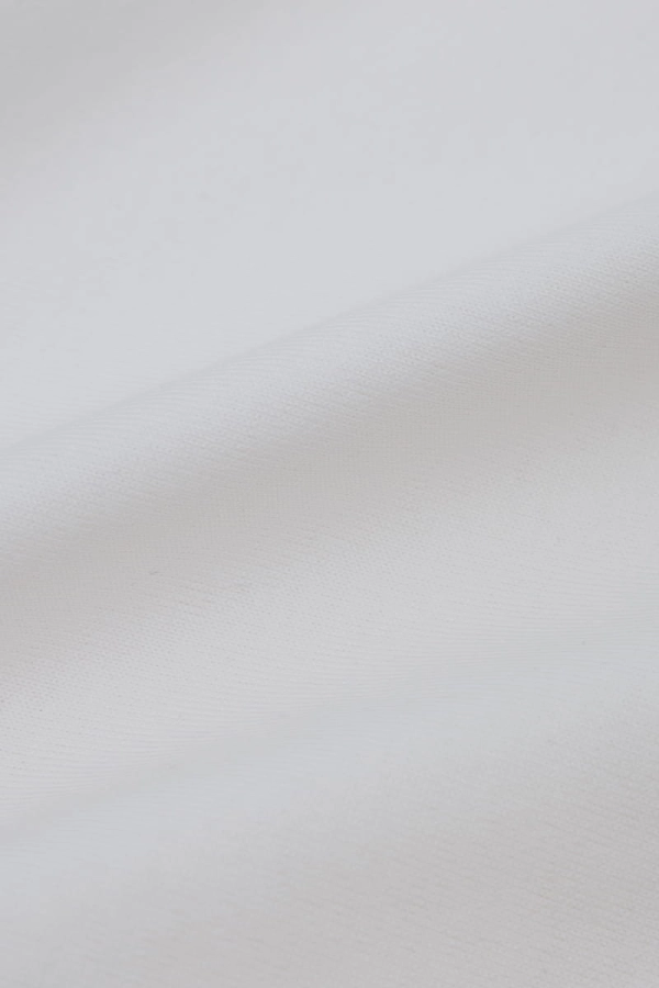 T-shirt oversize Breeze bawełna z algami, kremowy