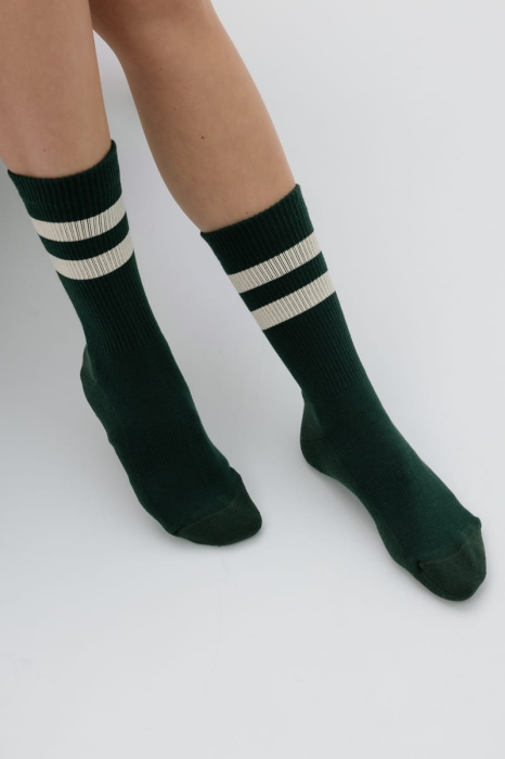 Skarpety Montreal bawełniane, zielone