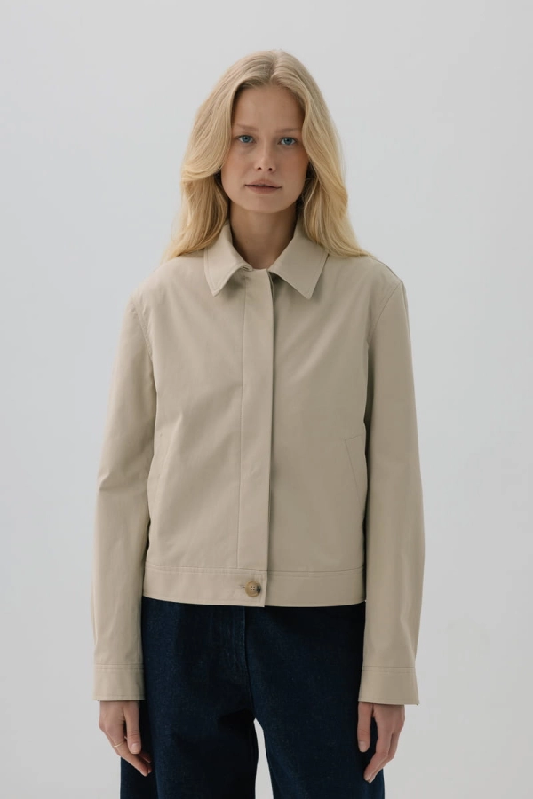 Kurtka bawełniana Odette, beżowa