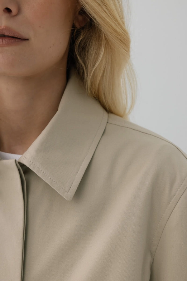 Kurtka bawełniana Odette, beżowa